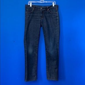 CITIZENS OF HUMANITY Ava Low Rise Strt Leg Jeans Orig Sz 31, altered smaller